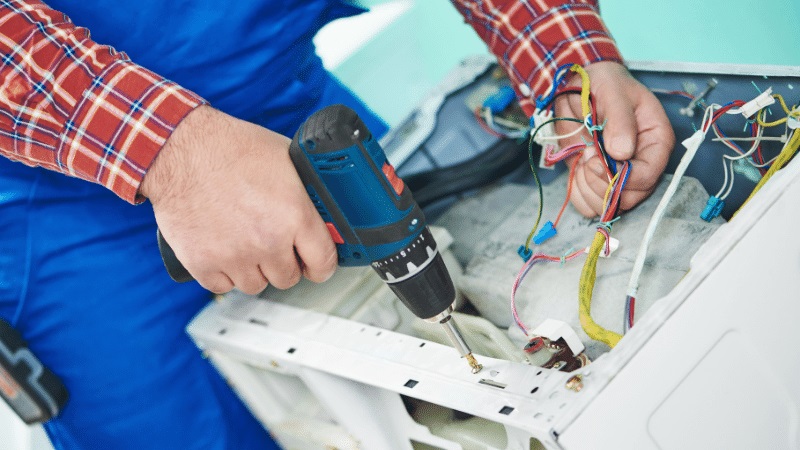 Demirci Baxi Baxi çamaşır makinesi kart tamiri – Su almama arızası orijinal parça ile giderildi. - Teknik servis örneği