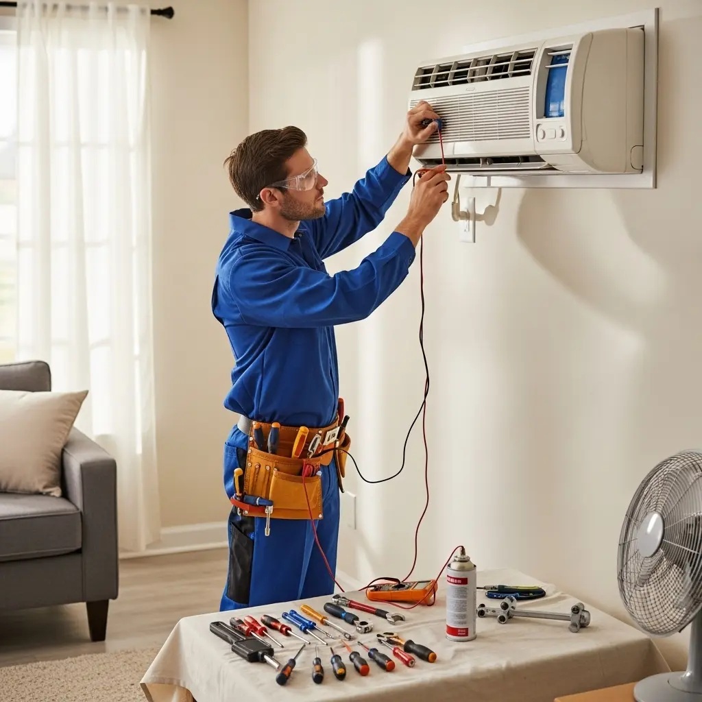 Demirci Baxi Baxi klima gaz dolumu ve bakım – Enerji verimliliği artırıldı. - Teknik servis örneği